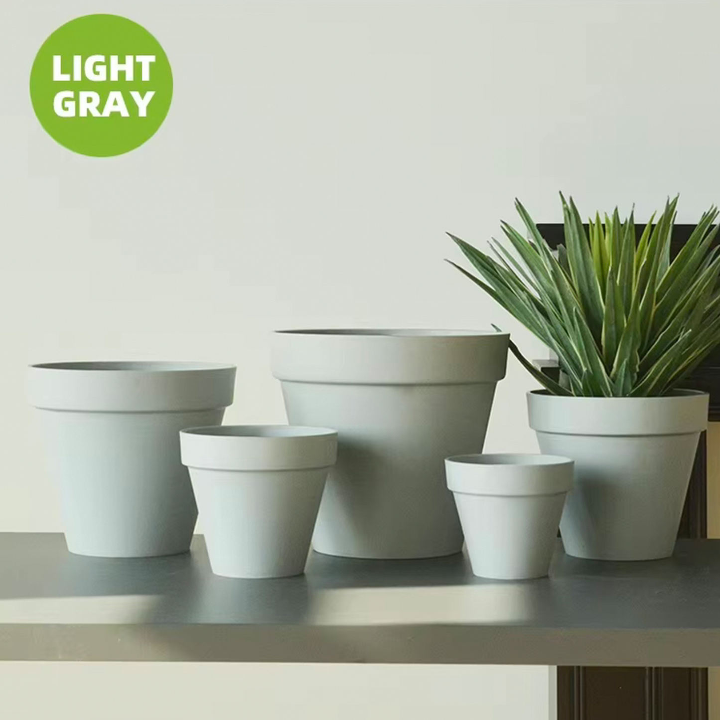 10.6" Terra Plant Pot - Set of 2