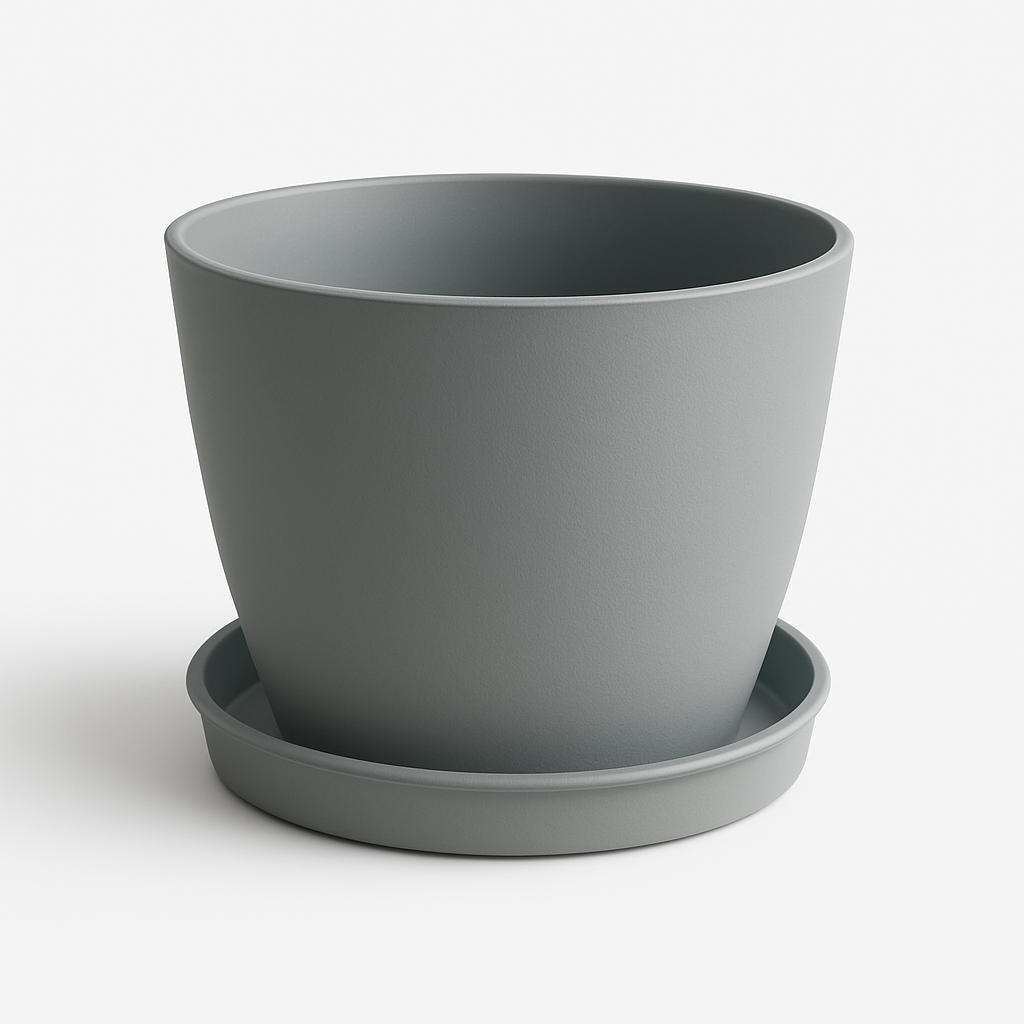 Sienna Plant Pot - Dark Gray