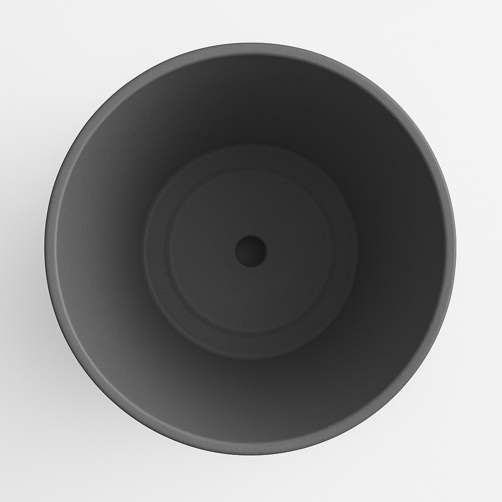 Sienna Plant Pot - Dark Gray