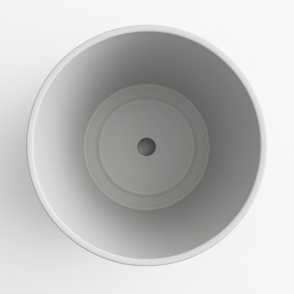 Sienna Plant Pot - Light Gray